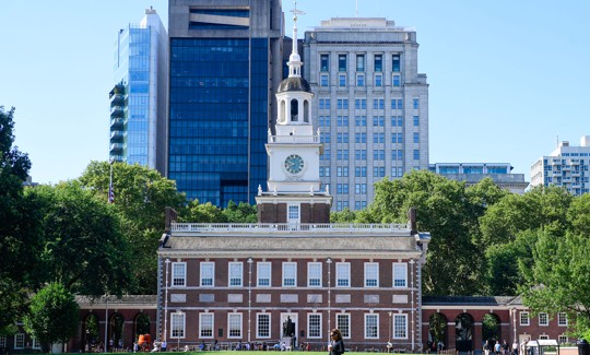 Roughly a dozen different exhibits and displays in Philadelphia that discuss slavery are under review by the National Parks Service. 
