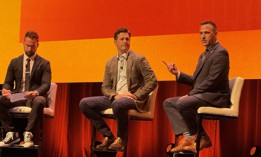 Assistant Director for FBI's Cyber Division Brett Leatherman (R) speaks with Senior Vice President at Palo Alto Networks Sam Rubin and GovExec Editor-in-Chief Frank Konkel (L) at the Palo Alto Public Sector Ignite conference Oct. 30.