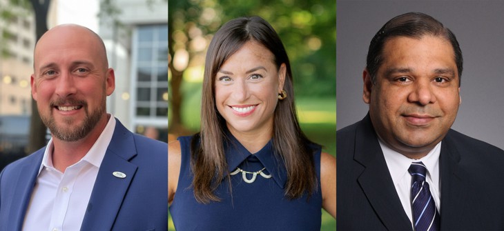 From left to right: JT Graupensperger, Amy Kronenberg & Raj Shelat