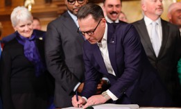 Gov. Josh Shapiro signed the 2025-26 state budget into law on Nov. 12, 2025.