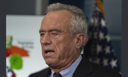 United States of Secretary of Health and Human Services Robert F. Kennedy Jr. speaks at the White House Press Briefing Room in Washington DC., United States on January 7, 2026