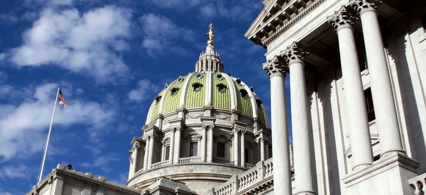 The Pennsylvania Capitol in Harrisburg