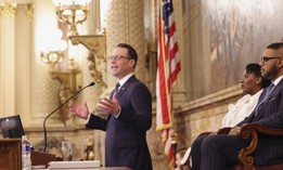 Gov. Josh Shapiro delivers his fourth budget address to members of the General Assembly.