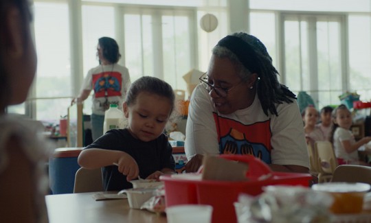 Renee Talley, a child development specialist at the Gordon Literacy Center in Coatesville, is one of the subjects of "The Hands That Shape Tomorrow."