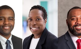 From left to right: Mark McKoy, Chaudron Carter Short & Quincy Stephenson