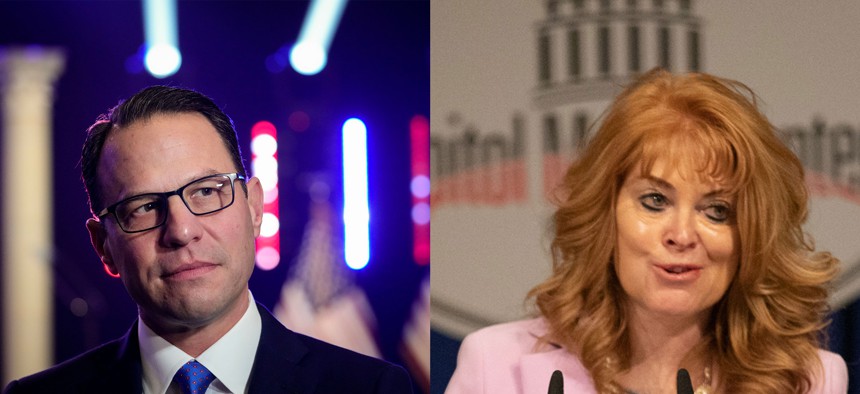 Gov. Josh Shapiro // State Treasurer Stacy Garrity 