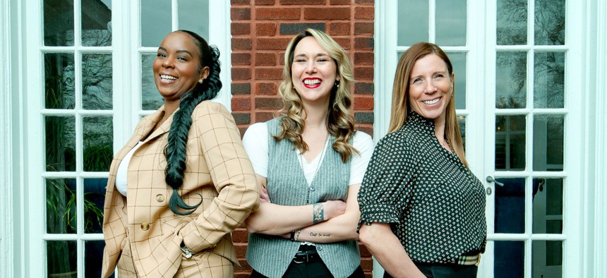 From left to right: Portia Fullard, Ashley Walkowiak and Jennifer Davis