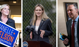 Janelle Stelson, Paige Cognetti and Scott Perry were three of the top fundraisers in Pennsylvania in the first quarter of 2026.