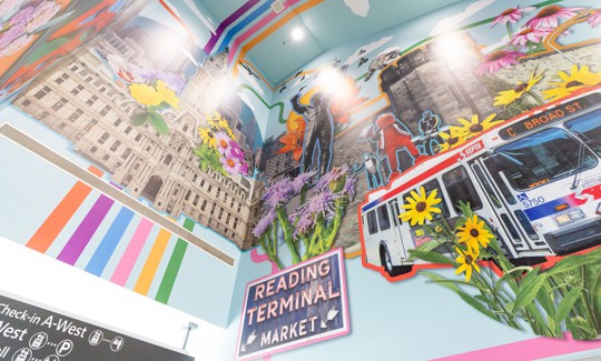 New local art at PHL's East Bag Claim