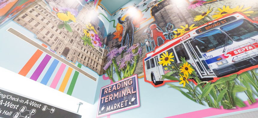 New local art at PHL's East Bag Claim