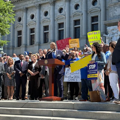 In wake of high court ruling, Pennsylvanians rally for a skill games solution