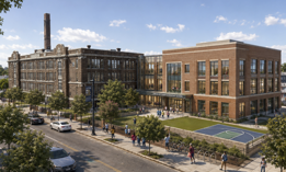 A conceptual rendering of a new and improved John M. Patterson Elementary School.