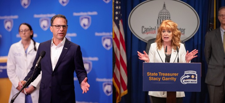 Gov. Josh Shapiro and Treasurer Stacy Garrity will face off this November in Pennsylvania’s 2026 gubernatorial race.