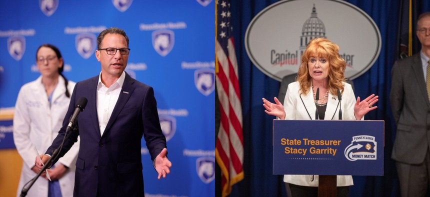 Gov. Josh Shapiro and Treasurer Stacy Garrity will face off this November in Pennsylvania’s 2026 gubernatorial race.