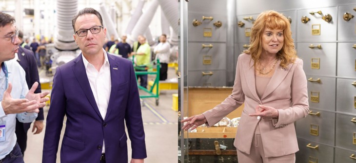 Gov. Josh Shapiro and Treasurer Stacy Garrity filed new reports this week that provide a glimpse into their fundraising in 2026.  