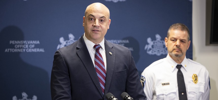 Pennsylvania Attorney General Dave Sunday urged businesses to remove skill game machines from their establishments ahead of an October compliance deadline.