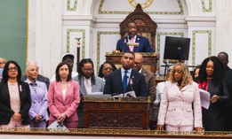 Philadelphia City Councilmember Nicolas O’Rourke speaks during Council session on October 1, 2026