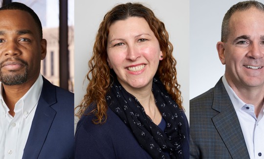 From left to right: Douglas Oliver, Stacey Peeples & William Swahl