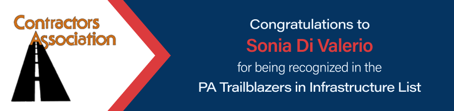 Congratulations to Sonia Di Valerio for being recognized in the PA Trailblazers in Building & Infrastructure List